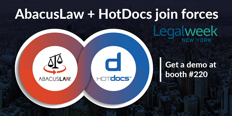 AbacusNext to Preview AbacusLaw and HotDocs Integration at Legalweek New York