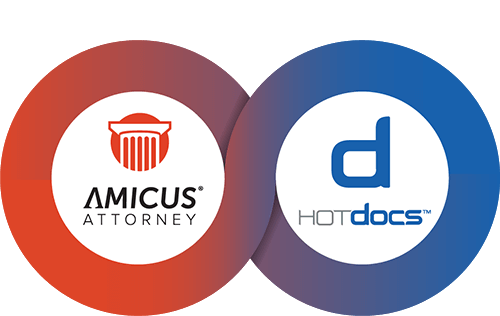 HotDocs automation + Amicus